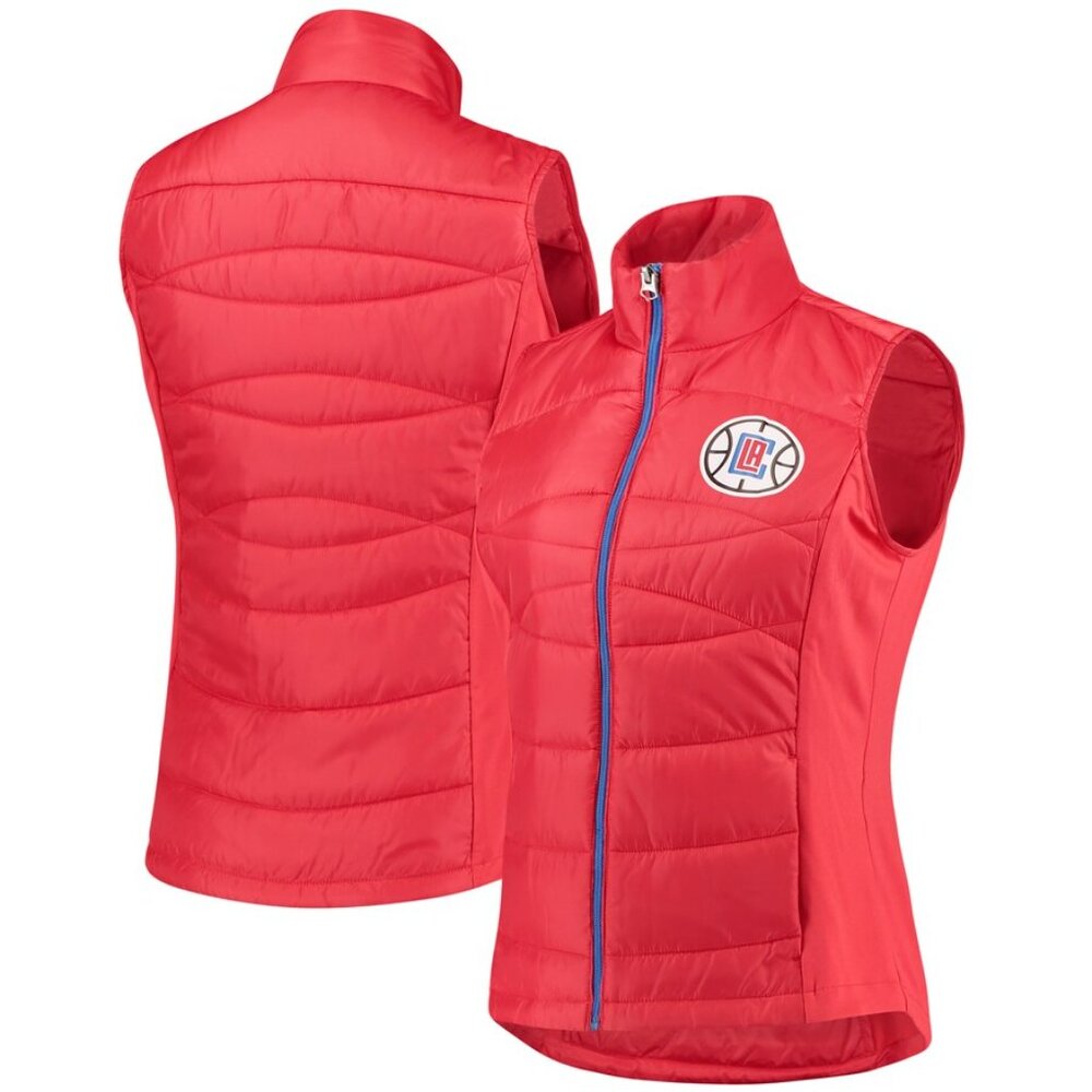 LA Clippers G-III 4Her by Carl Banks Women's Red Wing Back Polyfill Size L